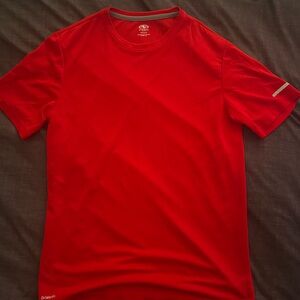 Red Athletic works t shirt